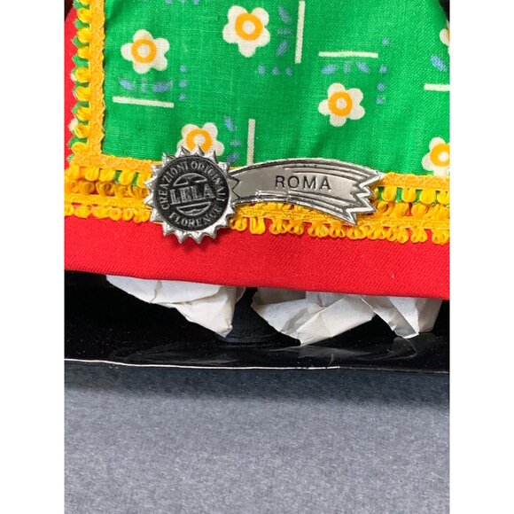 Vintage Italian Souvenir Doll In European Folk Art Costume 5.5" In Box By Creazi - Picture 3 of 6